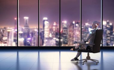 Robot oturup ofis koltuğu