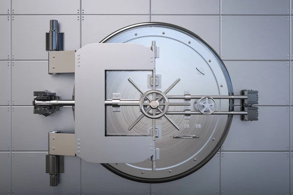 Metal bank vault — Stock Photo, Image