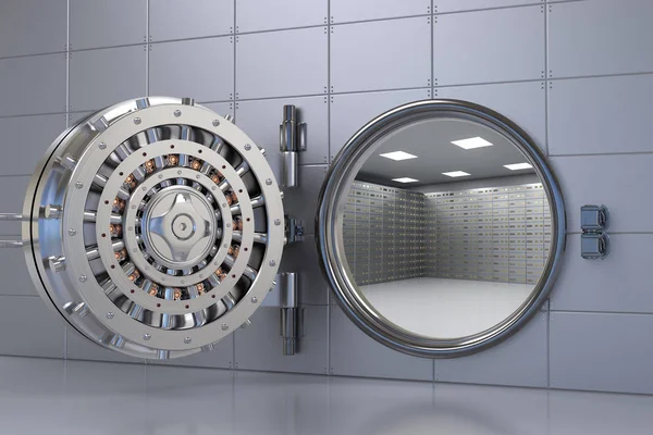 Bank vault opened — Stock Photo, Image