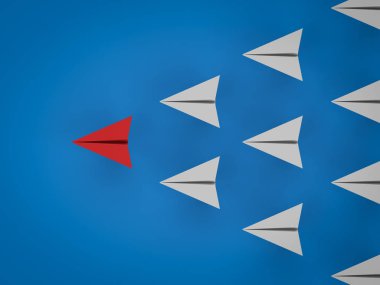 liderlik için kağıt uçaklar