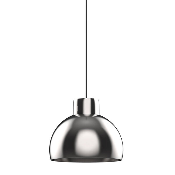 серебряная подвесная лампа
