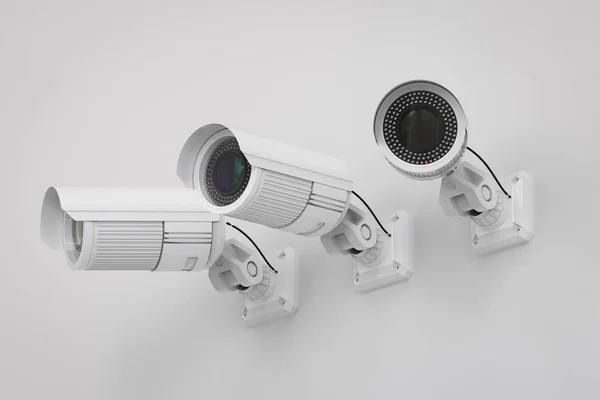 Security camera on wall — Stock Photo, Image