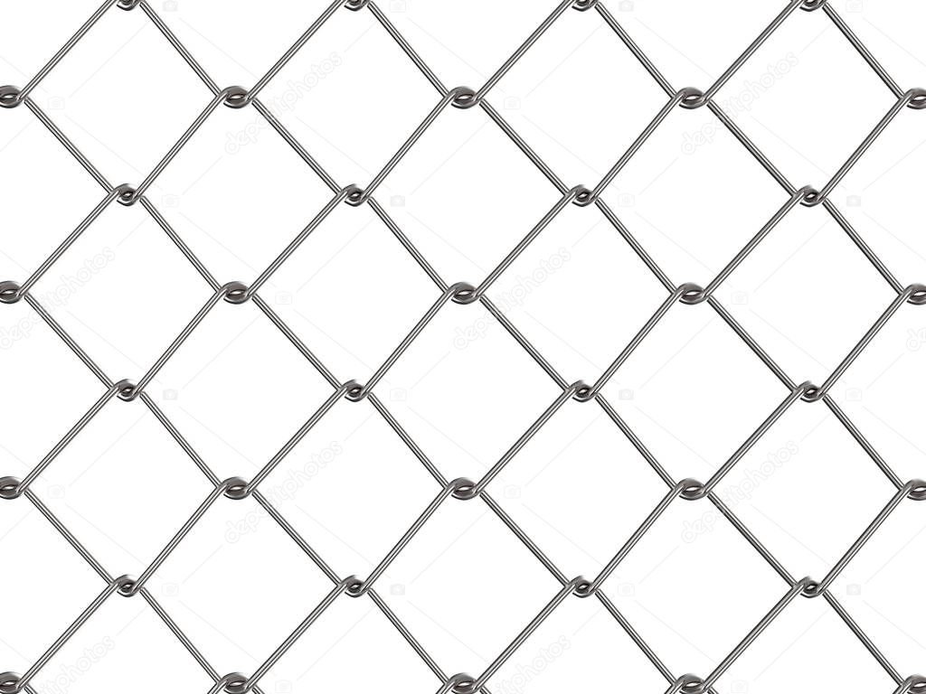 mesh fence or chain fence