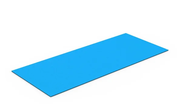 Tapis de yoga bleu — Photo