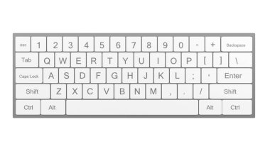 bilgisayar klavye veya tuş takımı