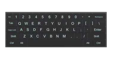 bilgisayar klavye veya tuş takımı