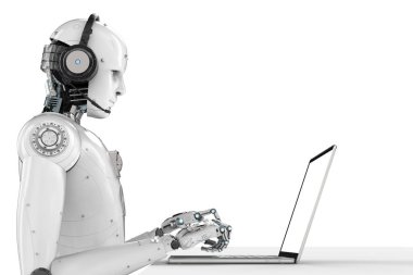 robot ile kulaklık