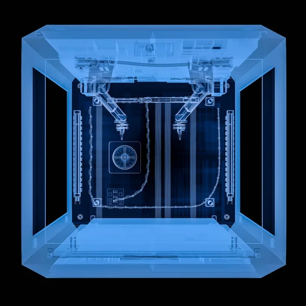 3D принтер с инжектором — стоковое фото