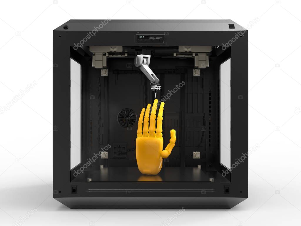 3d printer with object