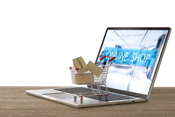 Online shopping concept — Stock Photo, Image