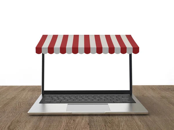 Online winkelen concept — Stockfoto
