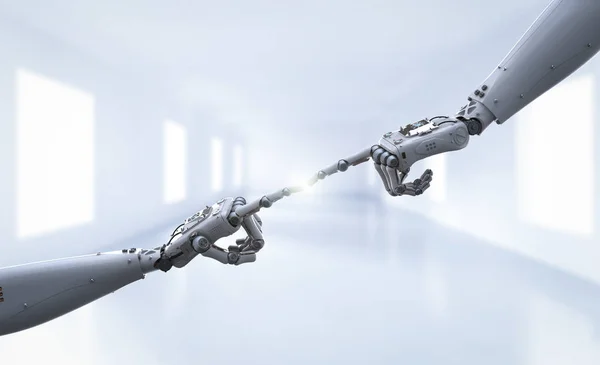 Robot vinger punt — Stockfoto