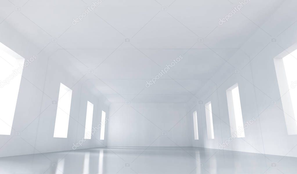 white empty room