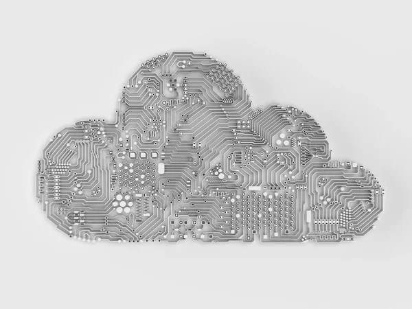 Tecnología de cloud computing — Foto de Stock