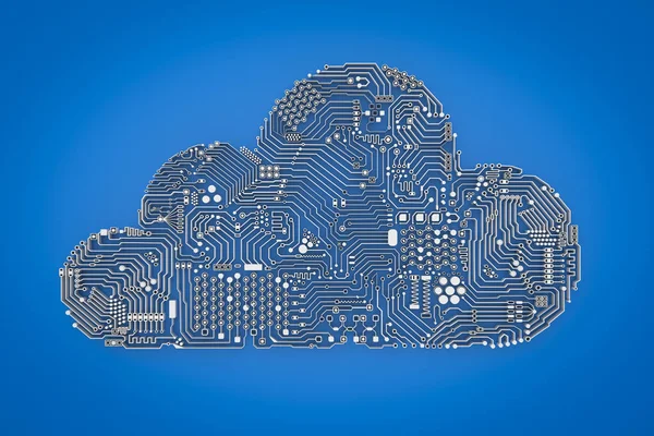 Cloud computing-technologie — Stockfoto