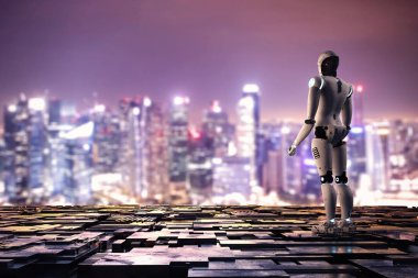 Robot metal katta