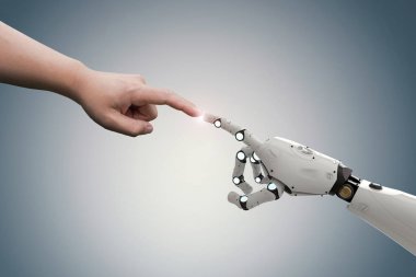 Robot bağlanmak için insan