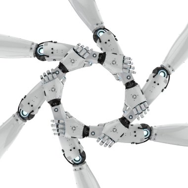 Robot veya cyborg ekip çalışması