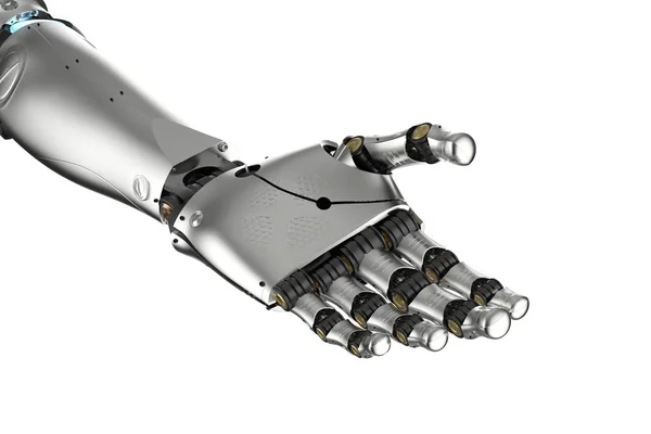Cyborg arm isolated — Stock Photo, Image