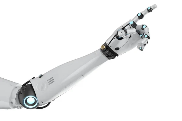 Cyborg-Arm isoliert — Stockfoto