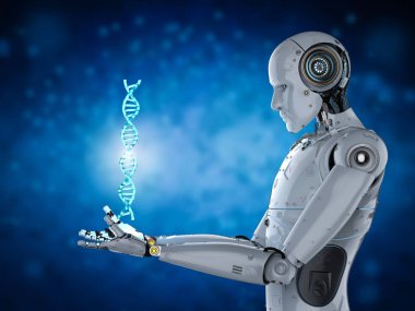 robot ile dna sarmalı