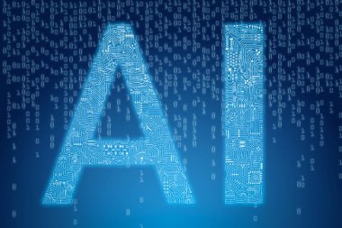 AI metin devre desenli