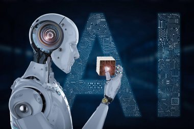 Robot oyun küp