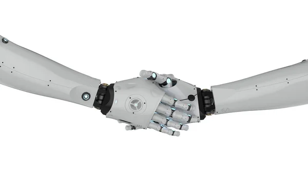 Chvění rukou robota — Stock fotografie