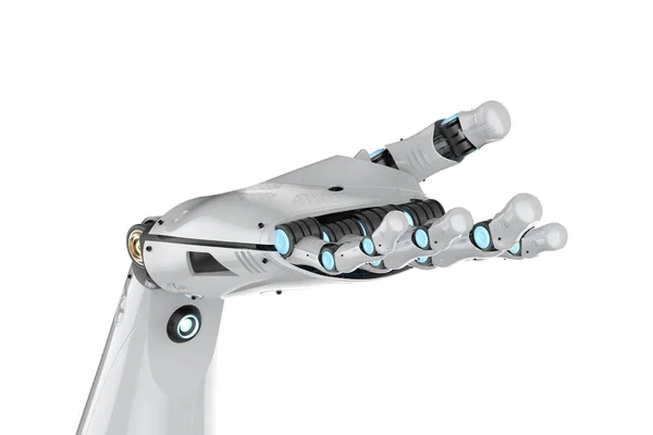 Cyborg-Arm isoliert — Stockfoto