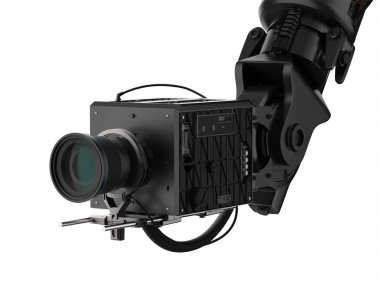 siyah robot fotoğraf makinesi