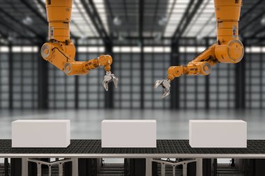 robot kol kutuları ile