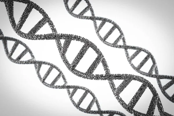 DNA-helix eller dna-strukturen — Stockfoto