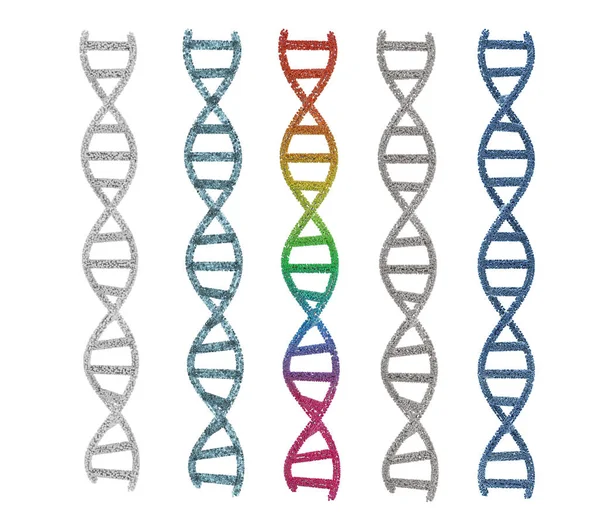 DNS helix vagy a DNS szerkezetének — Stock Fotó