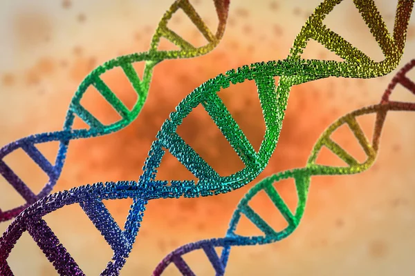 Spirala DNA lub dna struktury — Zdjęcie stockowe