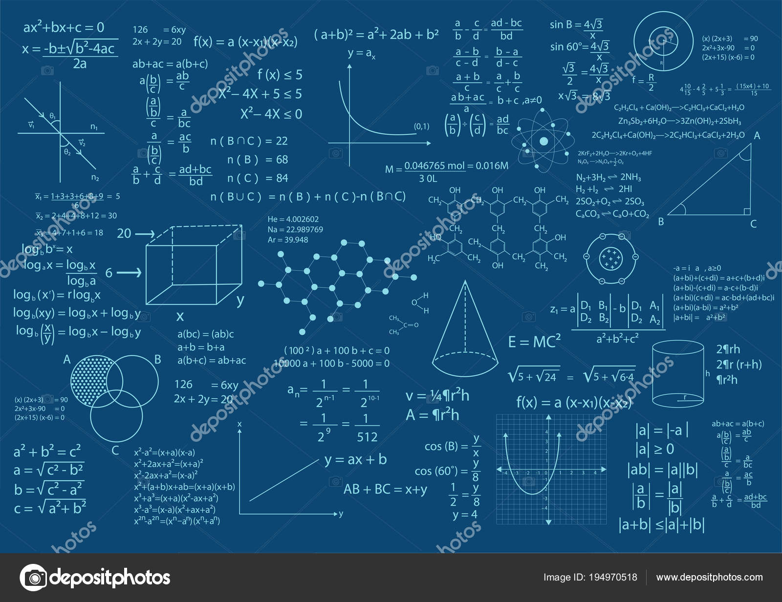 Fórmula De Notação Científica Em Matemática Ilustração do Vetor -  Ilustração de engenharia, professor: 257452223