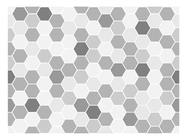 Grey Hexagon Pattern Seamless Background Vector Illustration — Stock Vector