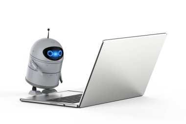 Bilgisayarlı Android robot