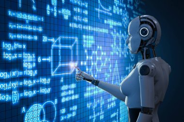 Dişi cyborg veya robot öğrenimi