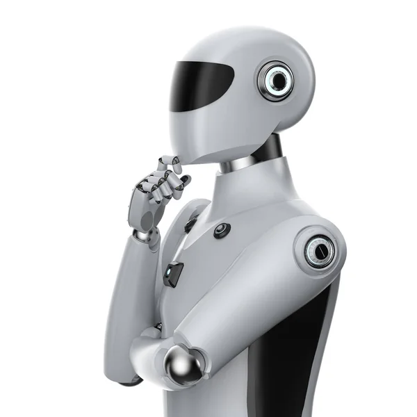 Intelligence artificielle cyborg ou robot — Photo