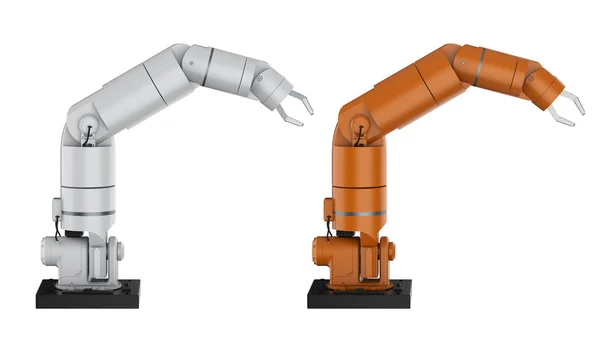 Izolované robotické rameno — Stock fotografie