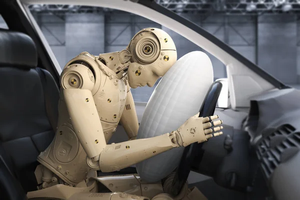 3D hava yastığı ile yapılan çarpışma testi 