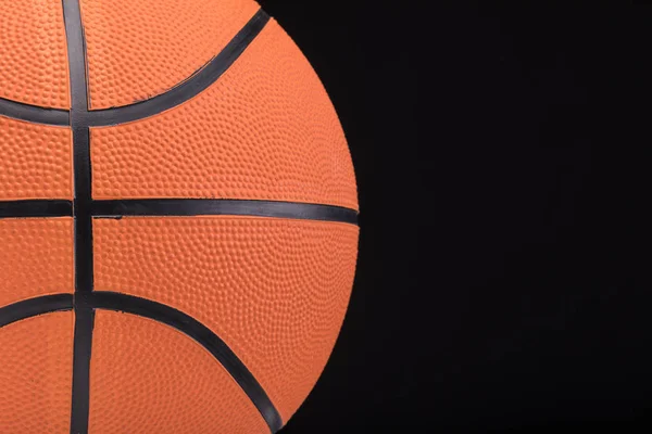 Closeup of a basketball ball — Stock Photo, Image