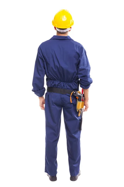 Young worker standing from back — Stock Photo, Image