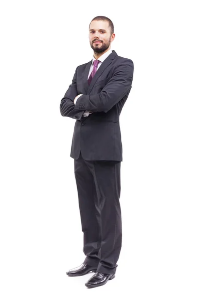 Full body of a handsome businessman — Stock Photo, Image