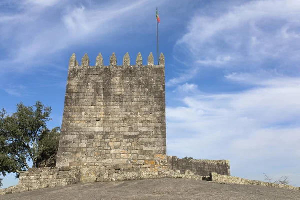Hrad letovisku Póvoa de Lanhoso v Portugalsku — Stock fotografie
