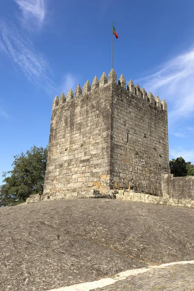 Povoa de Lanhoso castle in Portugal — Stok fotoğraf