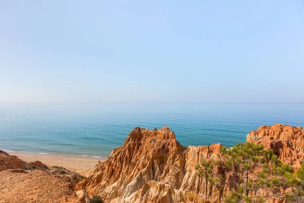 Strand Von Falesien Algarve Portugal — Stockfoto