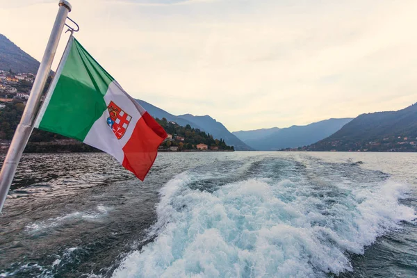 Pohled Jezero Como Lodi Lombardie Itálie — Stock fotografie