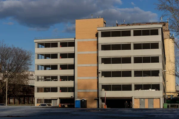 Estaleiro de construção inacabado — Fotografia de Stock