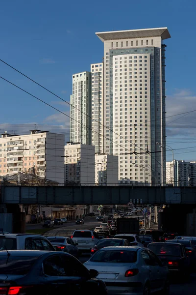 Immagine del quartiere residenziale, Mosca, Sokolniki — Foto Stock
